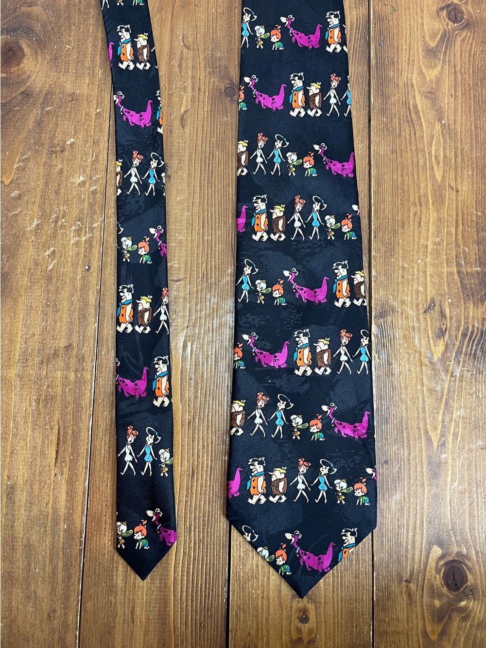 Hanna Barbera the Flintstones men’s neck tie